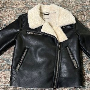 Faux Leather & Sherpa Moto Jacket | Blank NYC